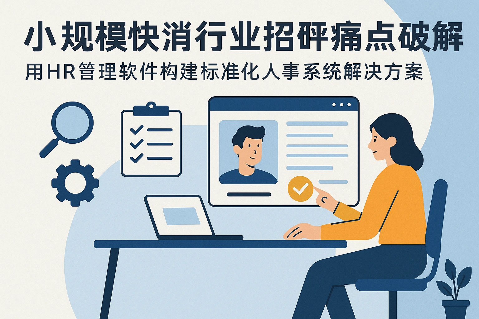 小规模快消行业招聘痛点破解：用HR管理软件构建标准化人事系统解决方案