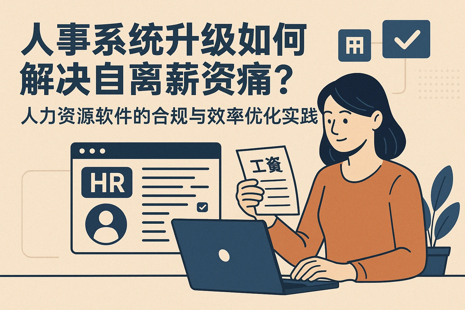 人事系统升级如何解决自离薪资痛点?人力资源软件的合规与效率优化实践