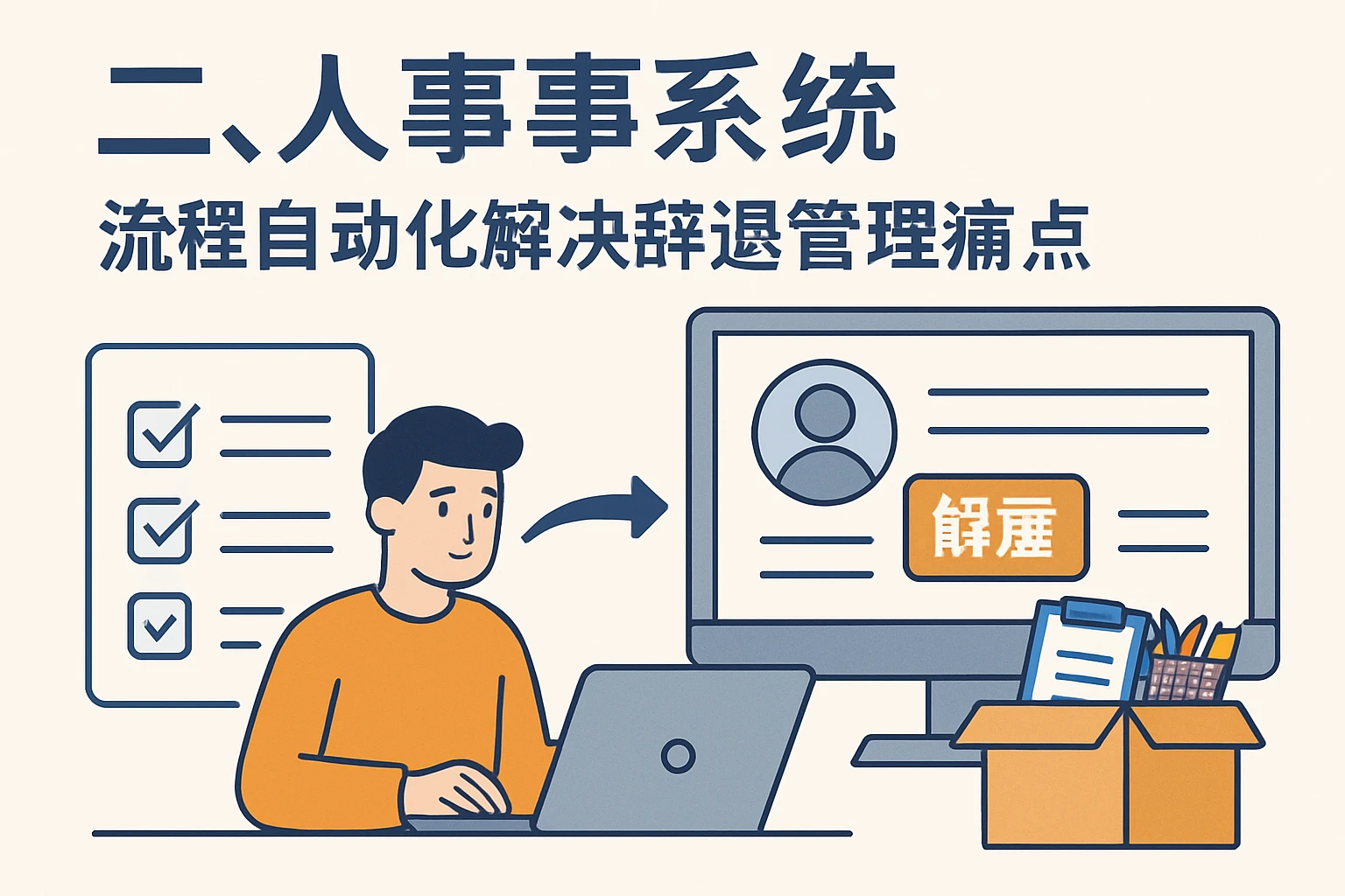 二、人事系统：流程自动化解决辞退管理痛点