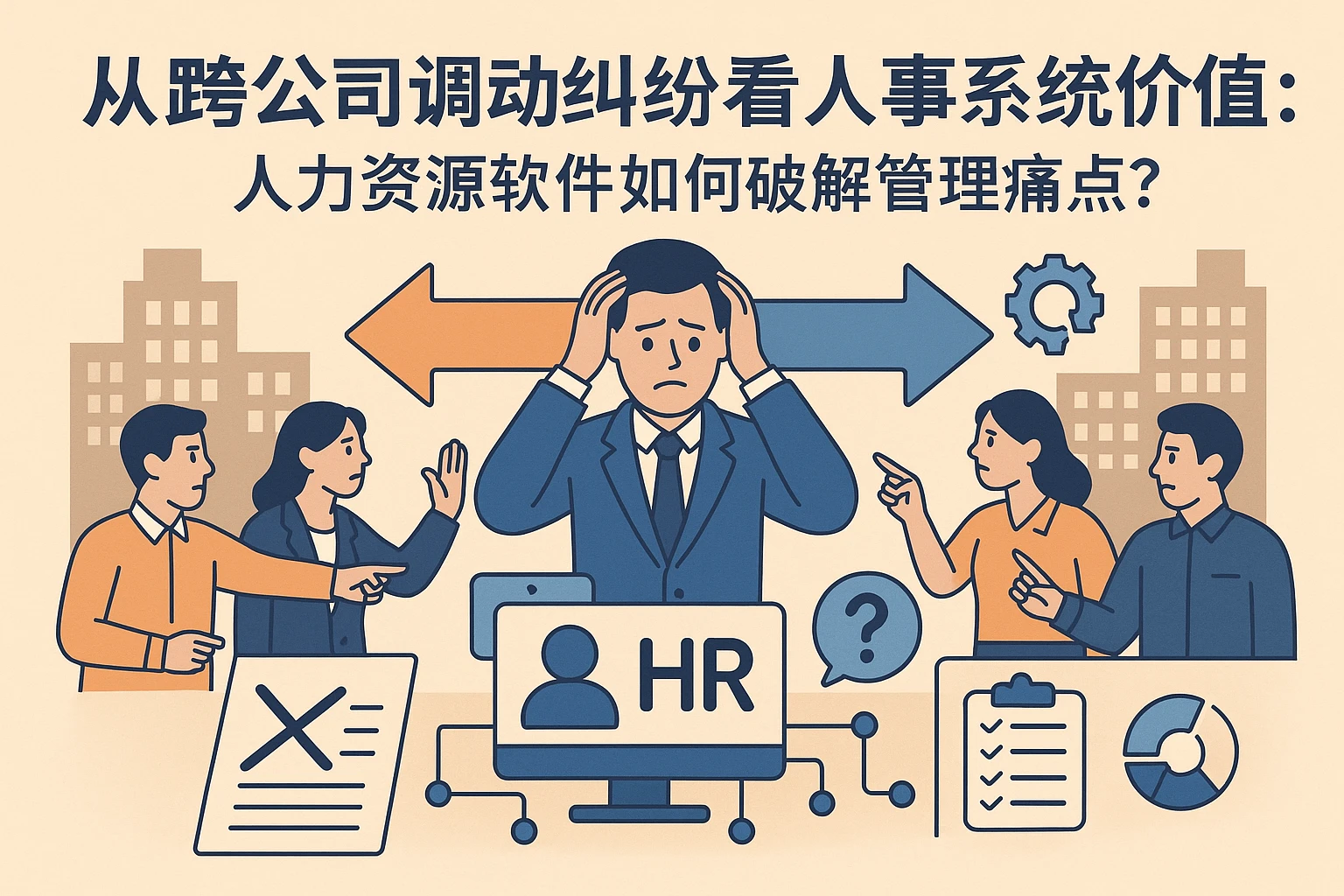 从跨公司调动纠纷看人事系统价值：人力资源软件如何破解管理痛点？