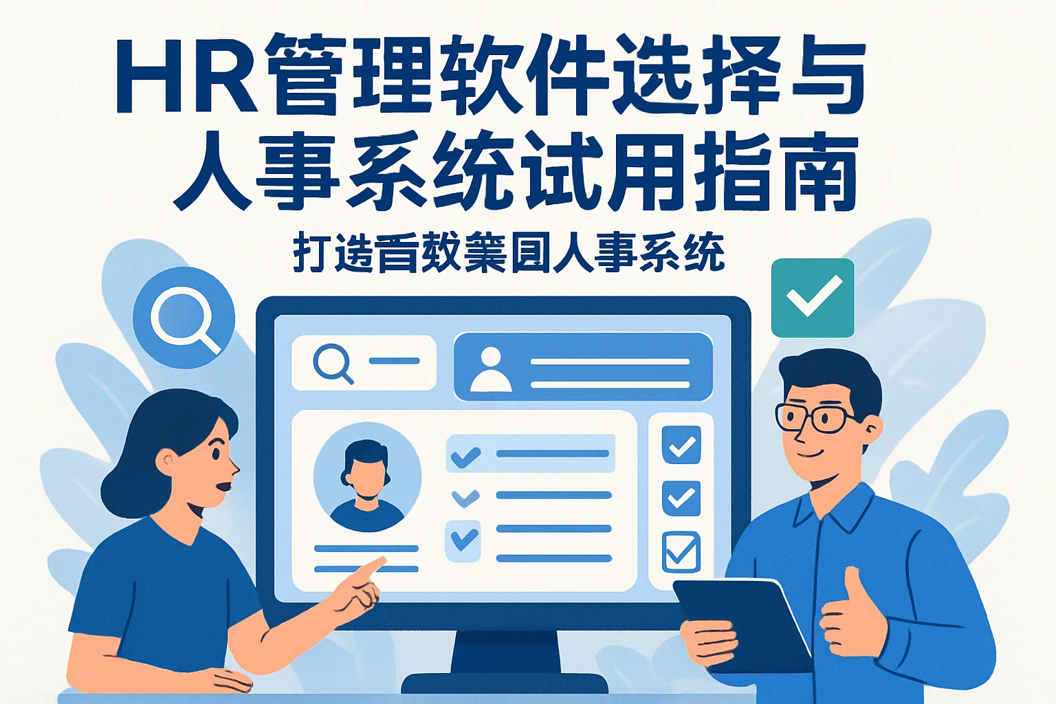 HR管理软件选择与人事系统试用指南：打造高效集团人事系统