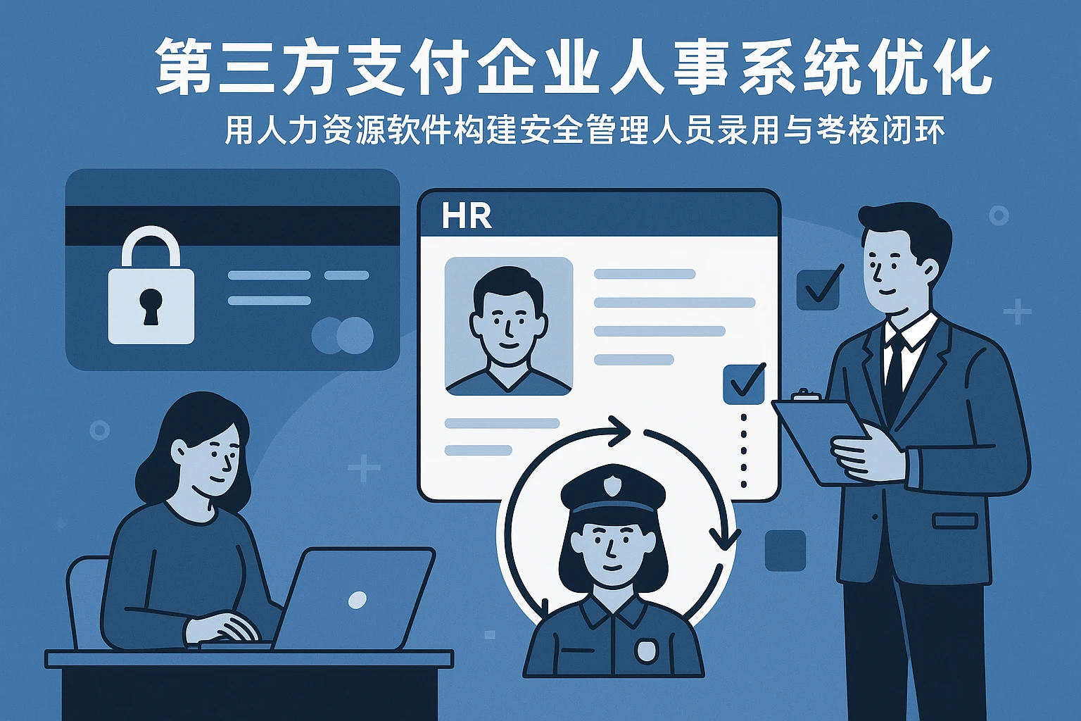 第三方支付企业人事系统优化:用人力资源软件构建安全管理人员录用与考核闭环
