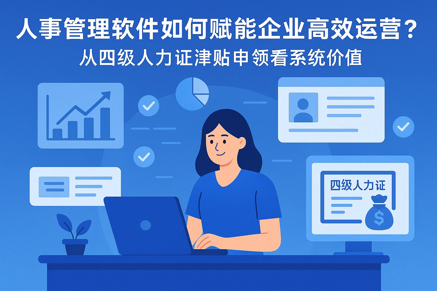 人事管理软件如何赋能企业高效运营?从四级人力证津贴申领看系统价值