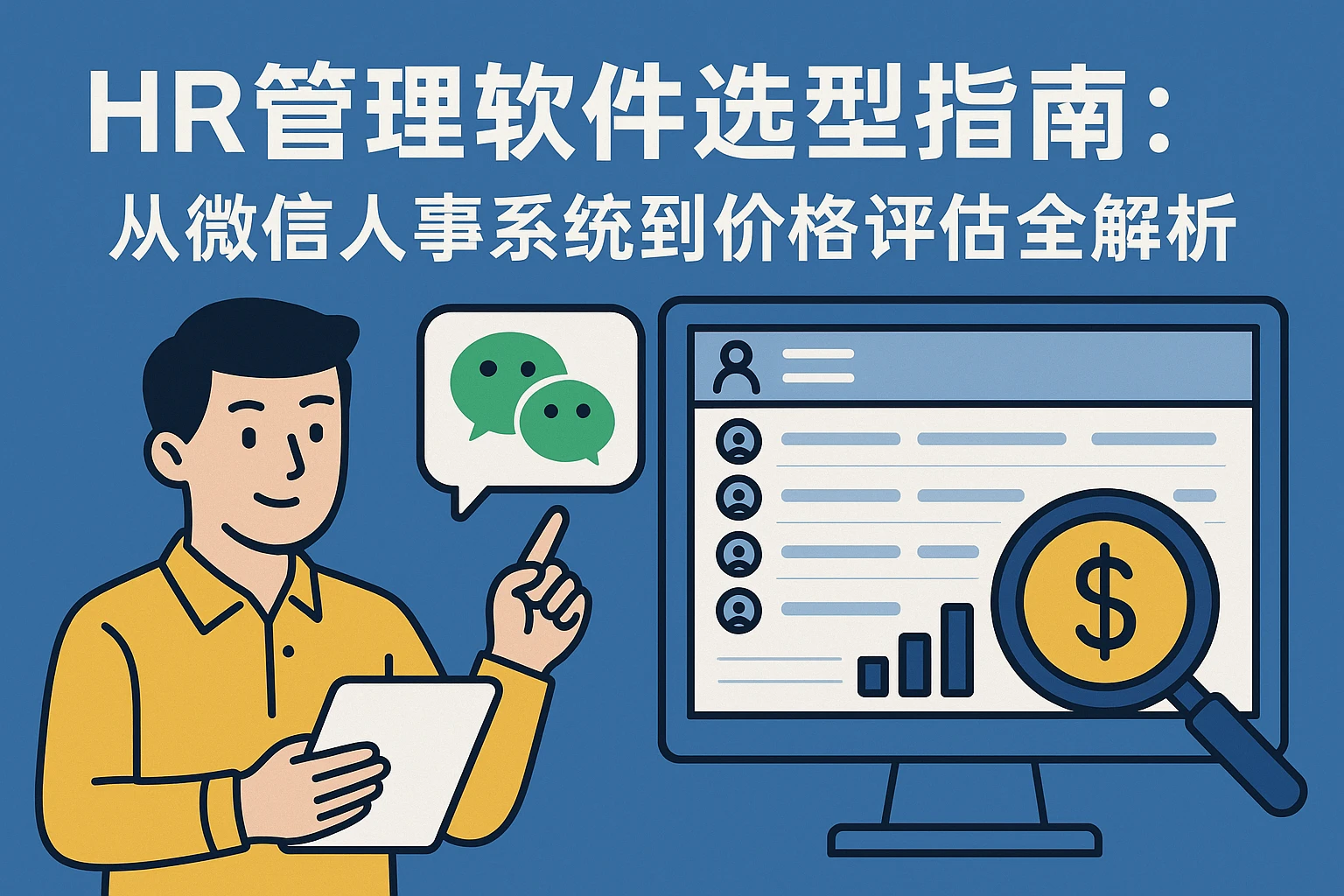 HR管理软件选型指南：从微信人事系统到价格评估全解析