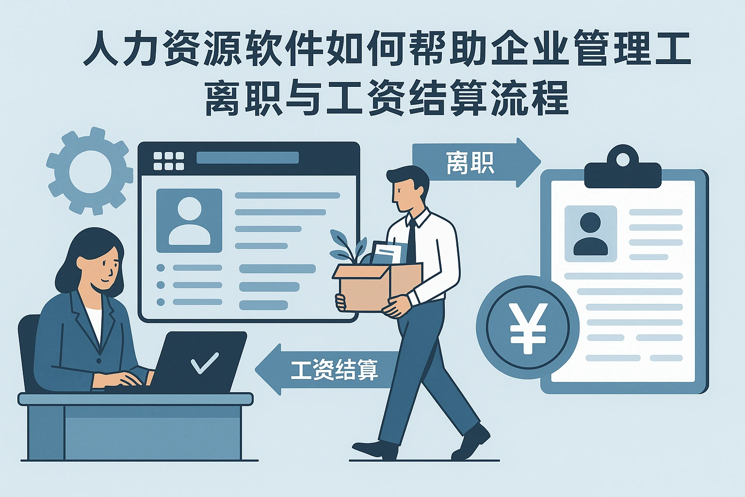 人力资源软件如何帮助企业管理员工离职与工资结算流程