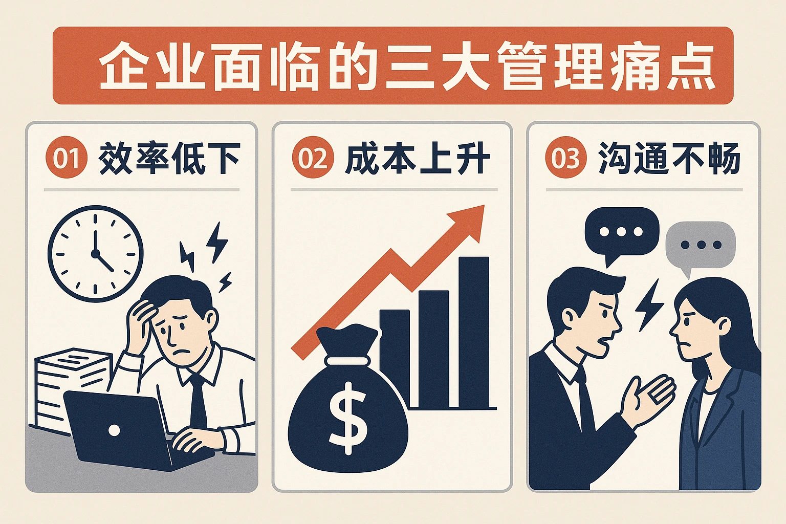 2. 企业面临的三大管理痛点