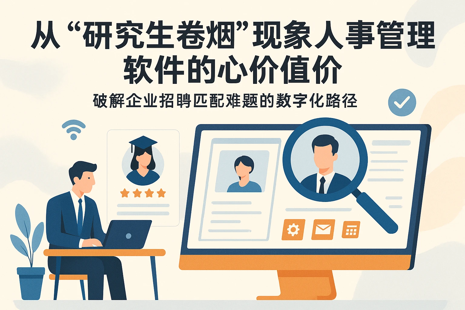从“研究生卷烟”现象看人事管理软件的核心价值——破解企业招聘匹配难题的数字化路径