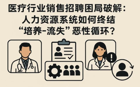 医疗行业销售招聘困局破解：人力资源系统如何终结“培养-流失”恶性循环？