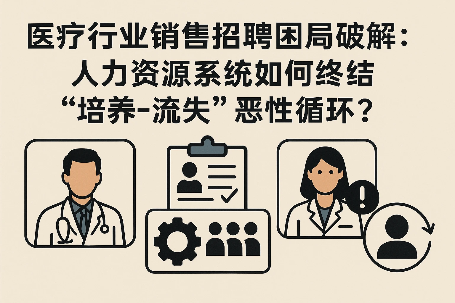 医疗行业销售招聘困局破解：人力资源系统如何终结“培养-流失”恶性循环？