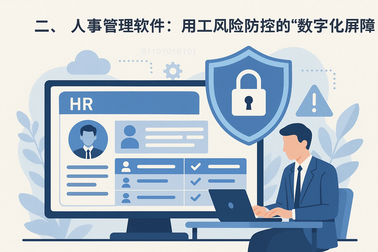 二、人事管理软件：用工风险防控的“数字化屏障”