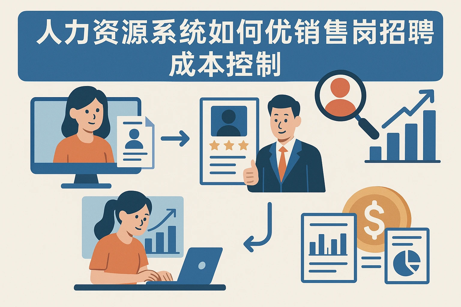人力资源系统如何优化销售岗位招聘与培养成本控制