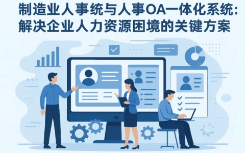 制造业人事系统与人事OA一体化系统：解决企业人力资源困境的关键方案