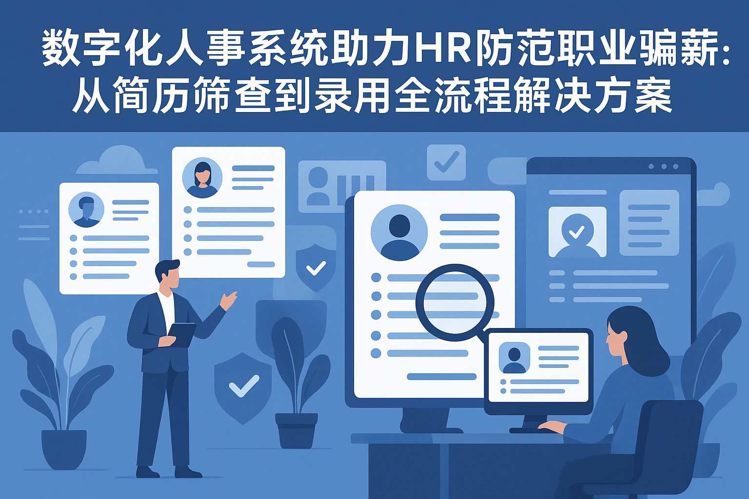 数字化人事系统助力HR防范职业骗薪：从简历筛查到录用全流程解决方案