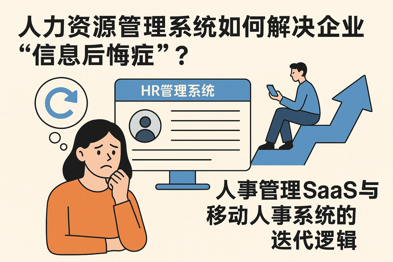 人力资源管理系统如何解决企业“信息后悔症”?人事管理SaaS与移动人事系统的迭代逻辑