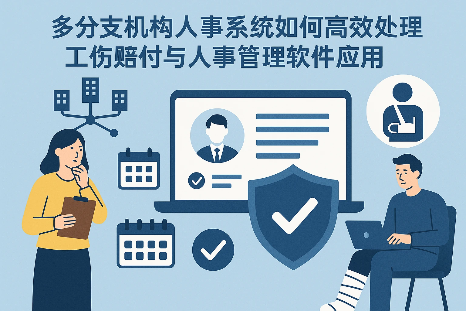 多分支机构人事系统如何高效处理工伤赔付与人事管理软件应用