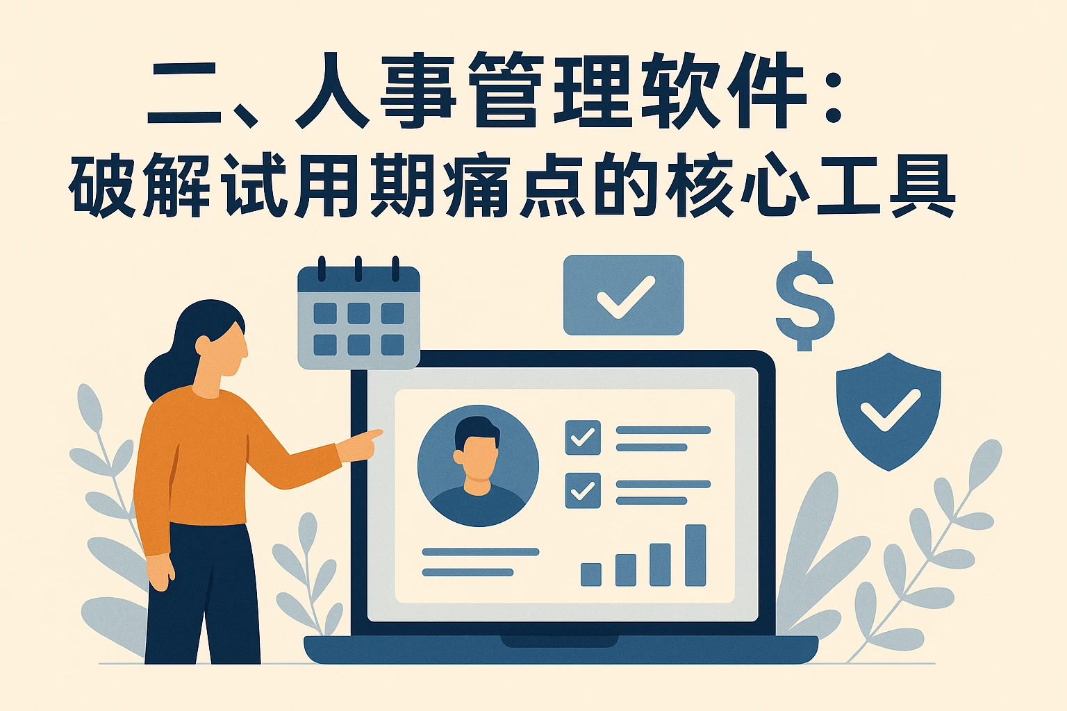 二、人事管理软件：破解试用期痛点的核心工具