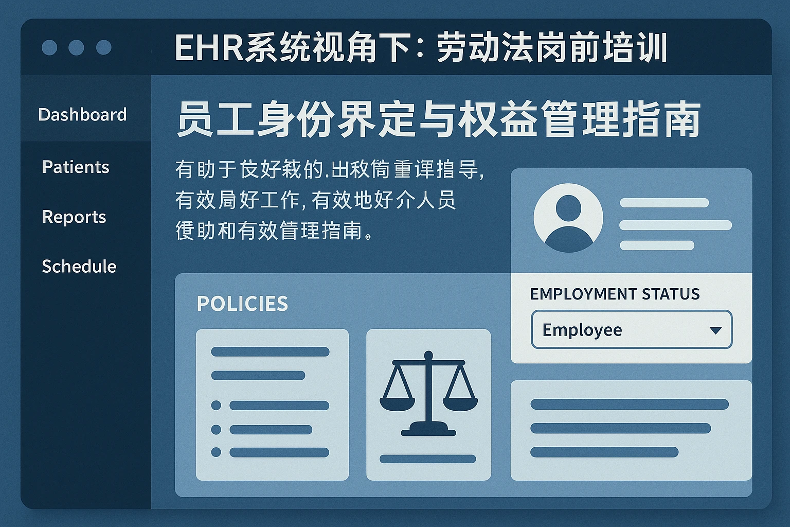 EHR系统视角下：劳动法岗前培训员工身份界定与权益管理指南