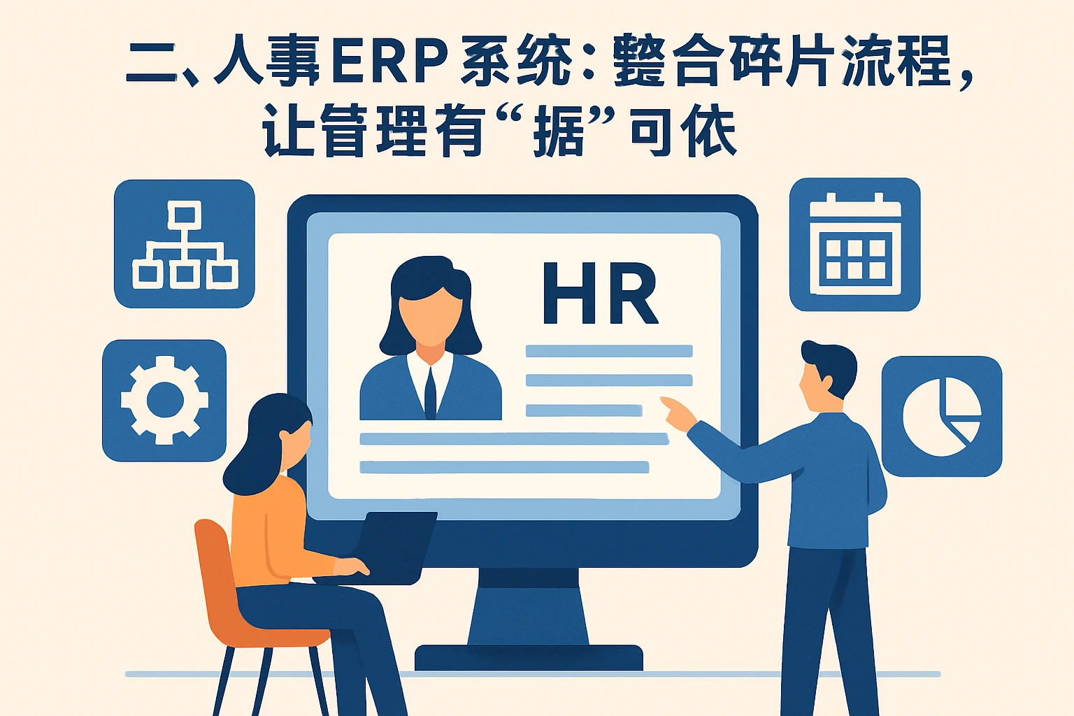 二、人事ERP系统:整合碎片流程,让管理有“据”可依
