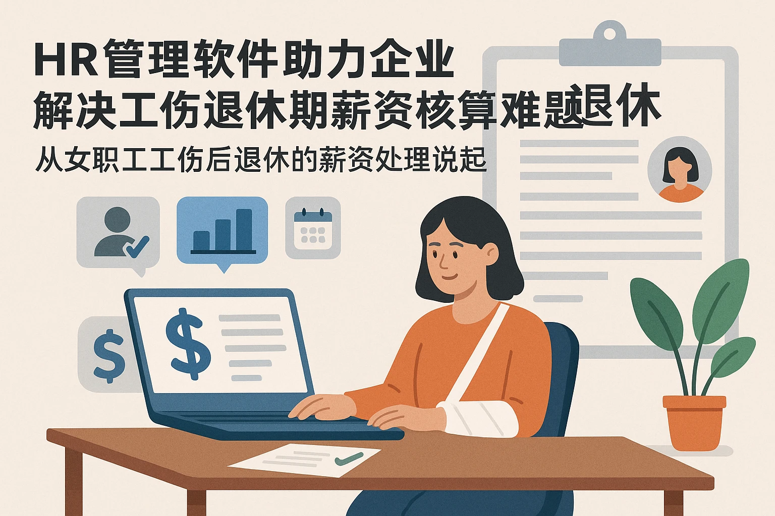 HR管理软件助力企业解决工伤退休期薪资核算难题——从女职工工伤后退休的薪资处理说起