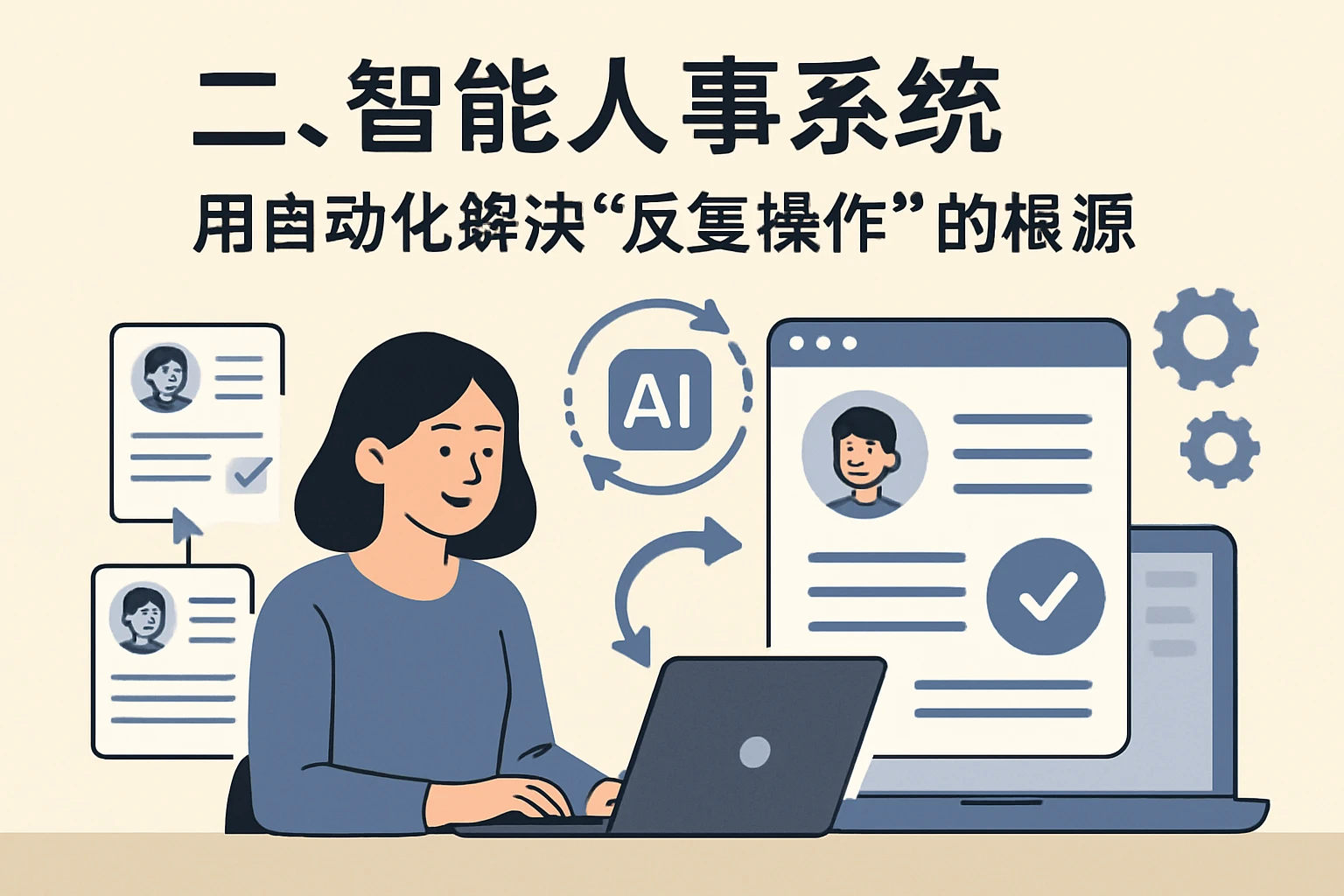 二、智能人事系统：用自动化解决“反复操作”的根源