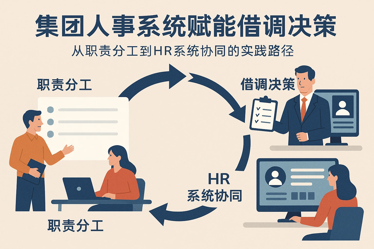 集团人事系统赋能借调决策：从职责分工到HR系统协同的实践路径