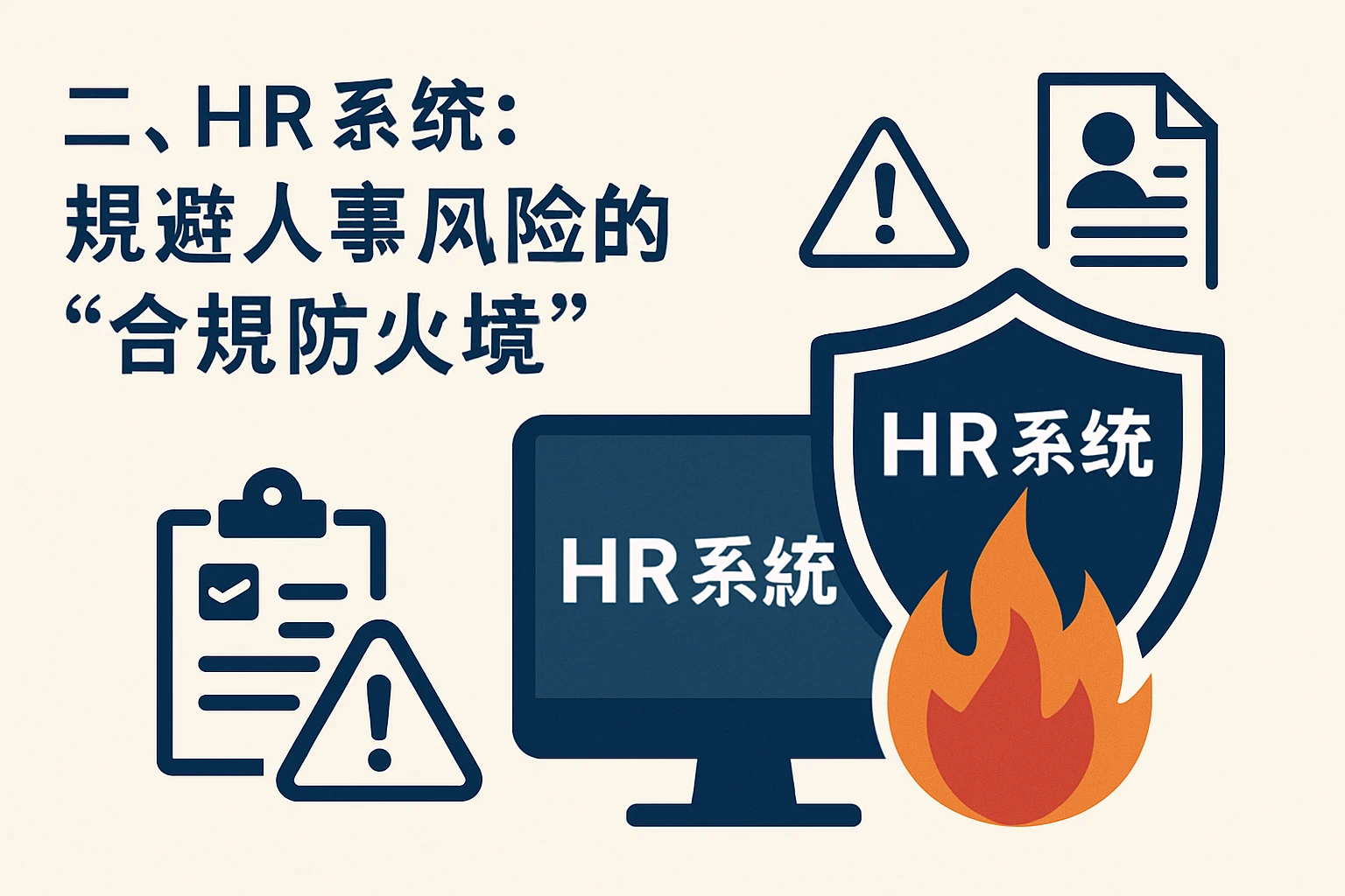 二、HR系统：规避人事风险的“合规防火墙”