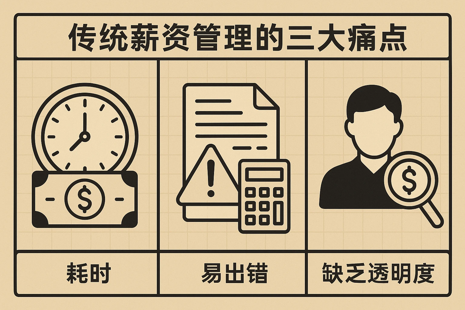 2. 传统薪资管理的三大痛点