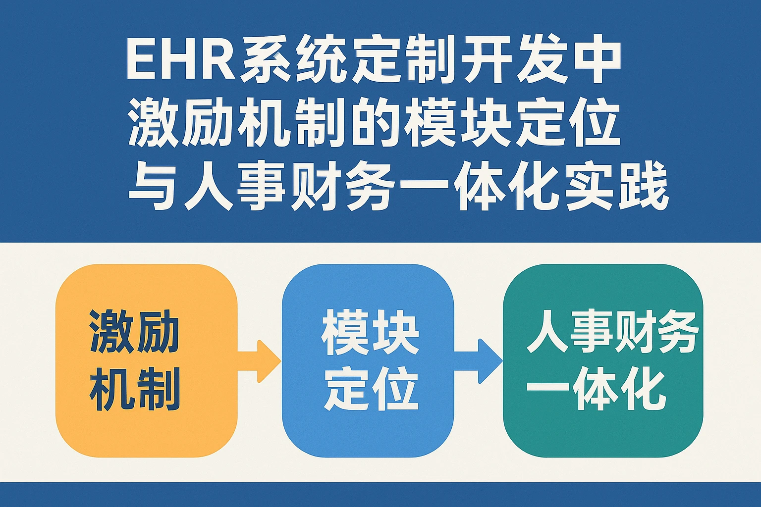 EHR系统定制开发中激励机制的模块定位与人事财务一体化实践