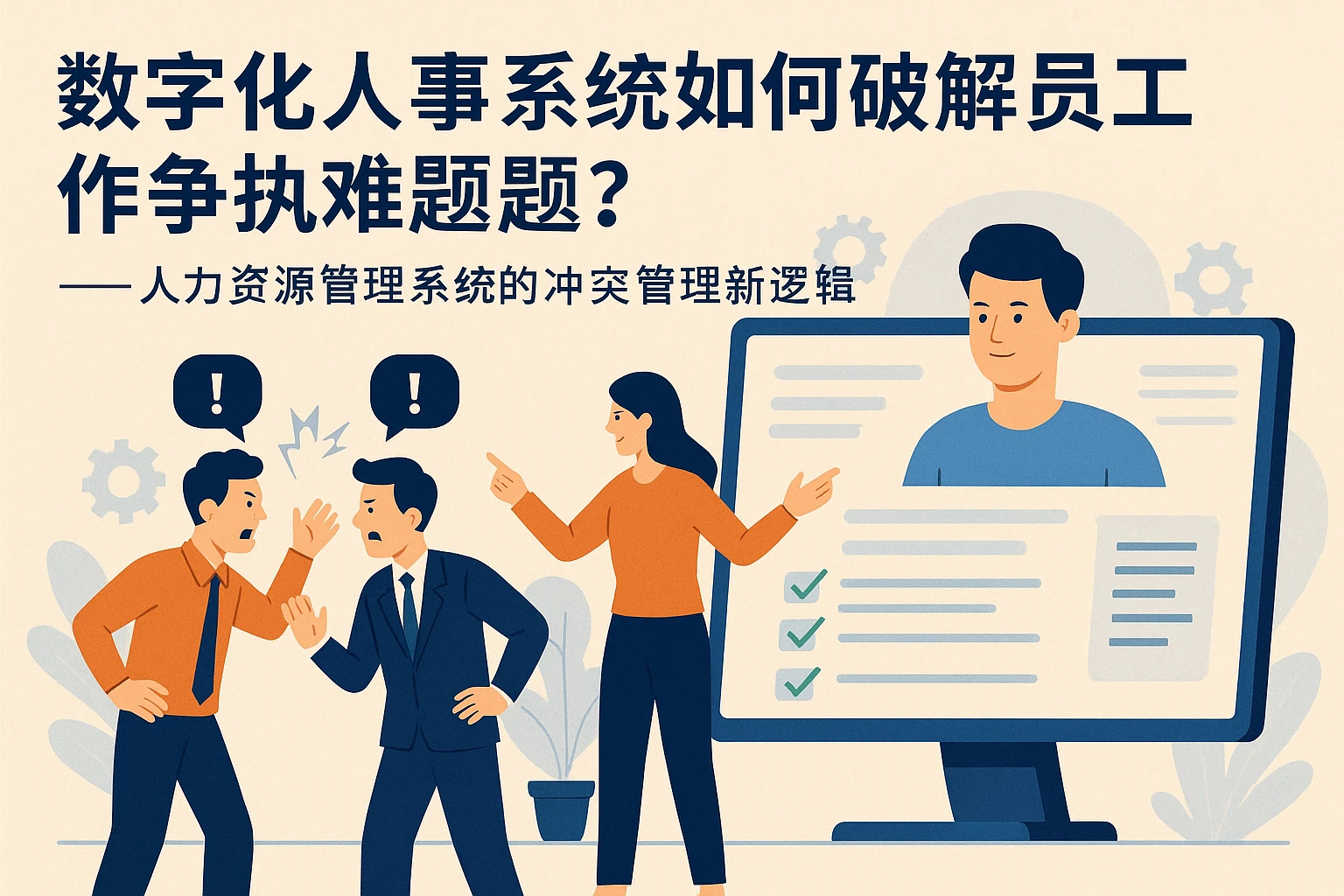 数字化人事系统如何破解员工工作争执难题?——人力资源管理系统的冲突管理新逻辑