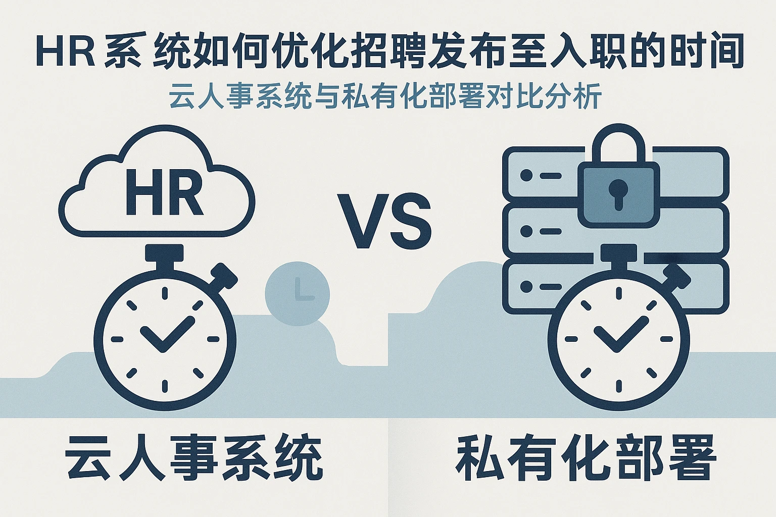 HR系统如何优化招聘发布至入职的时间：云人事系统与私有化部署对比分析