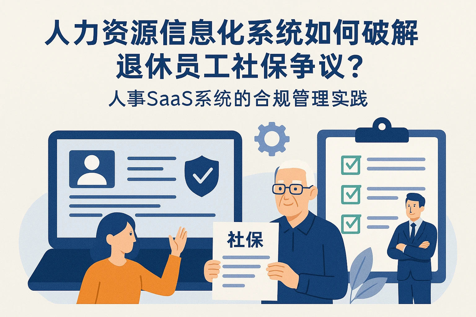 人力资源信息化系统如何破解退休员工社保争议？人事SaaS系统的合规管理实践