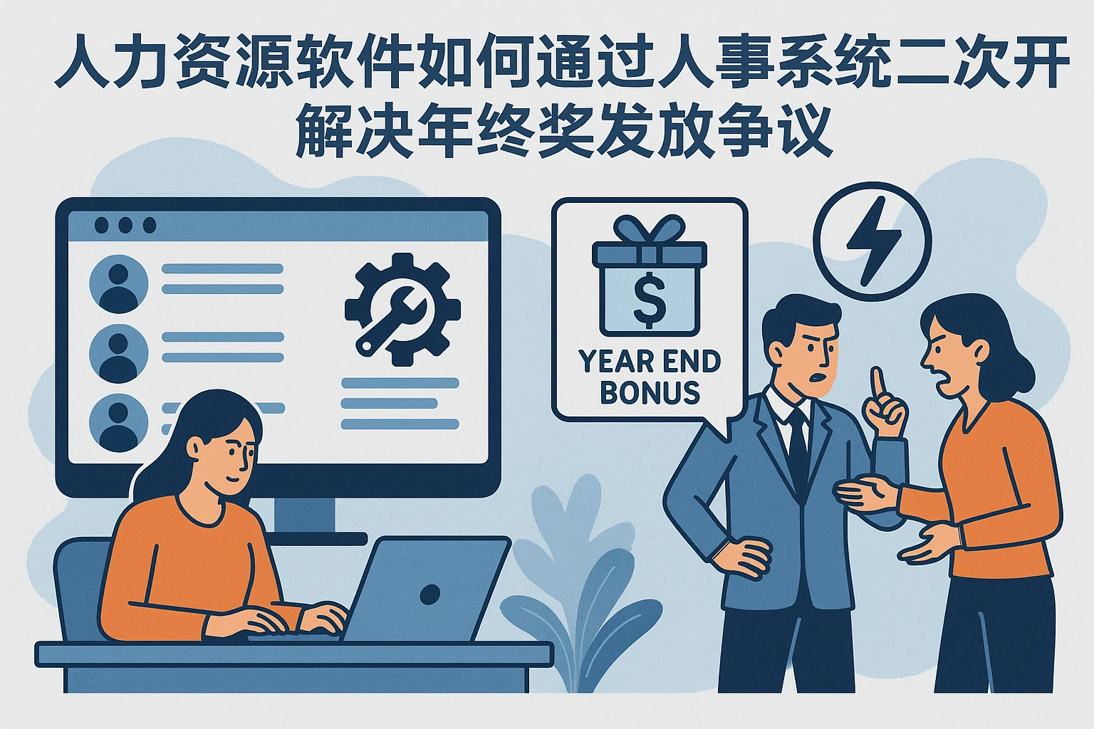 人力资源软件如何通过人事系统二次开发解决年终奖发放争议