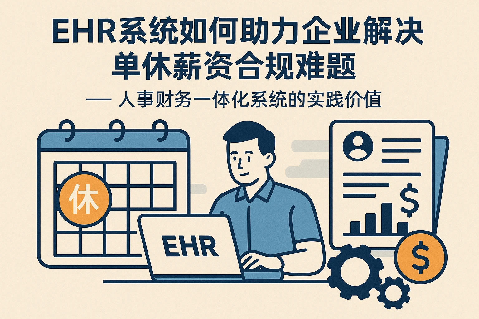 EHR系统如何助力企业解决单休薪资合规难题——人事财务一体化系统的实践价值