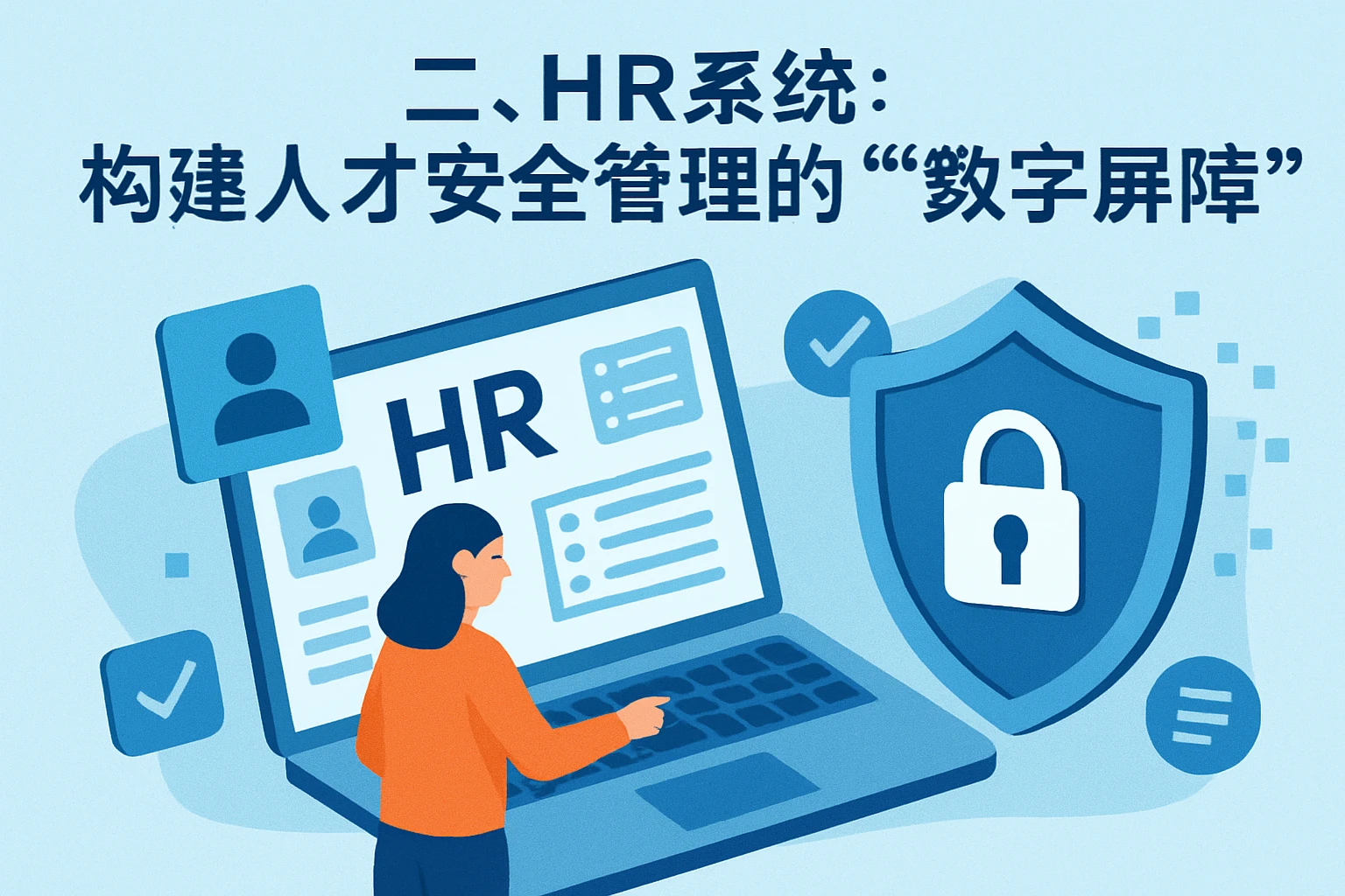 二、HR系统：构建人才安全管理的“数字屏障”