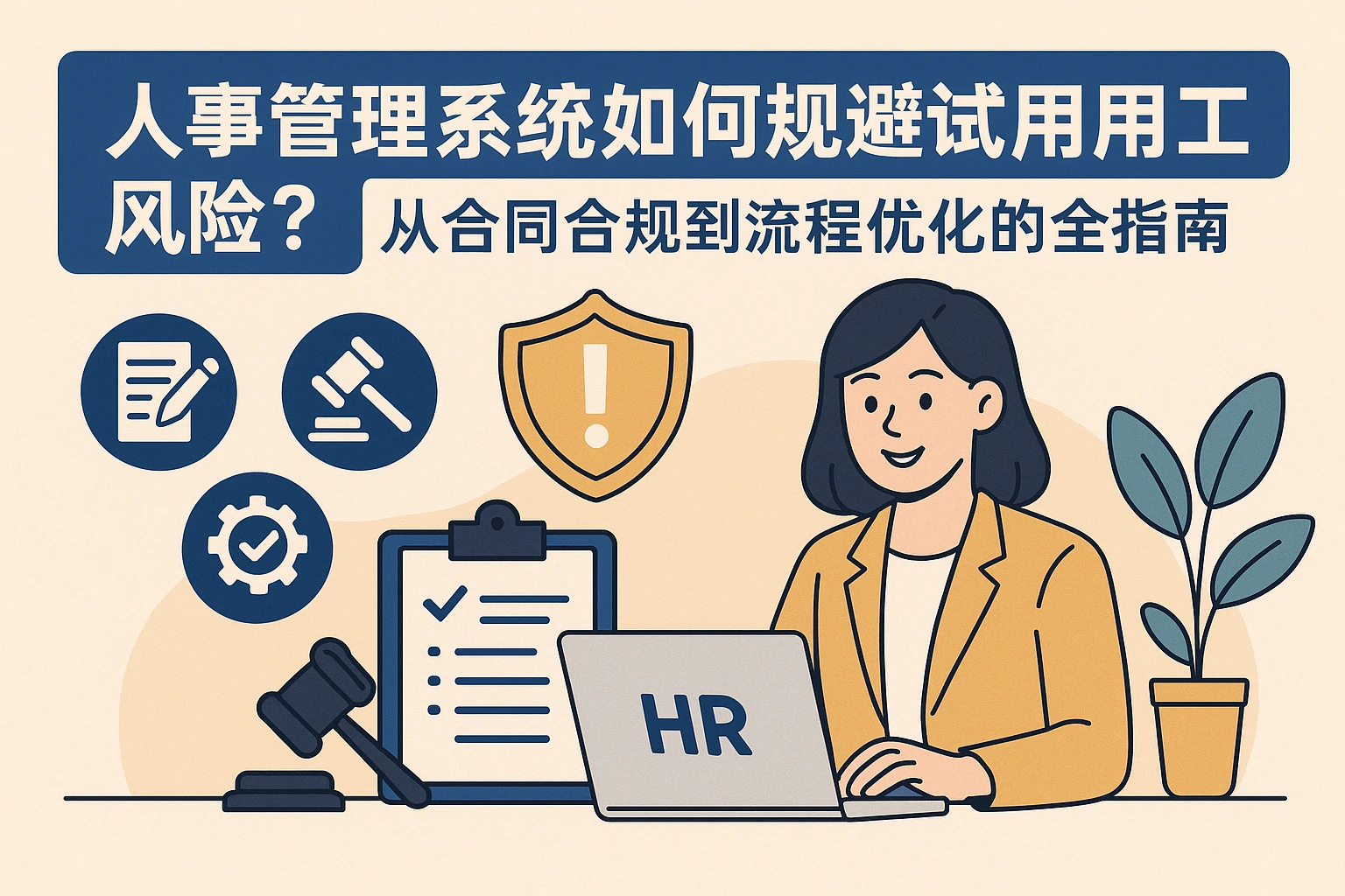 人事管理系统如何规避试用期用工风险?从合同合规到流程优化的全指南