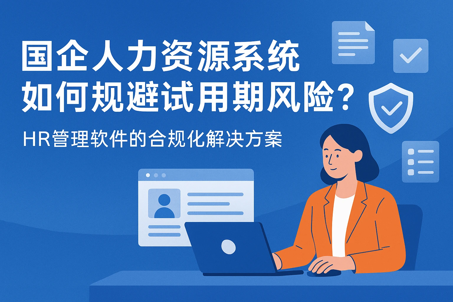 国企人力资源系统如何规避试用期风险？HR管理软件的合规化解决方案