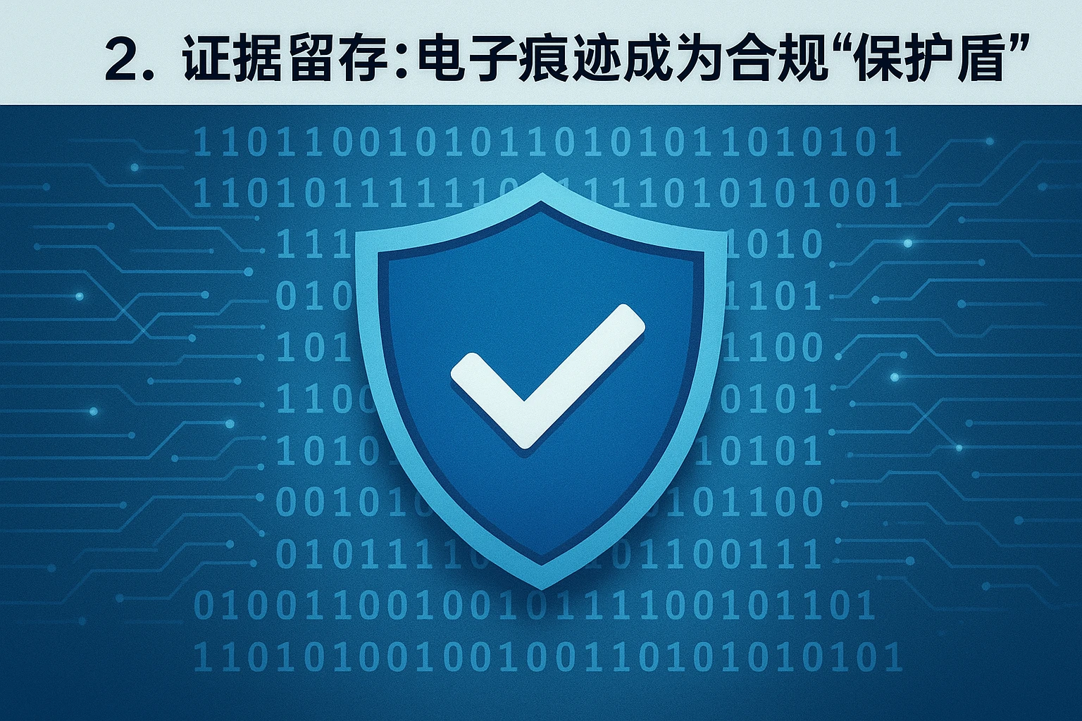 2. 证据留存：电子痕迹成为合规“保护盾”