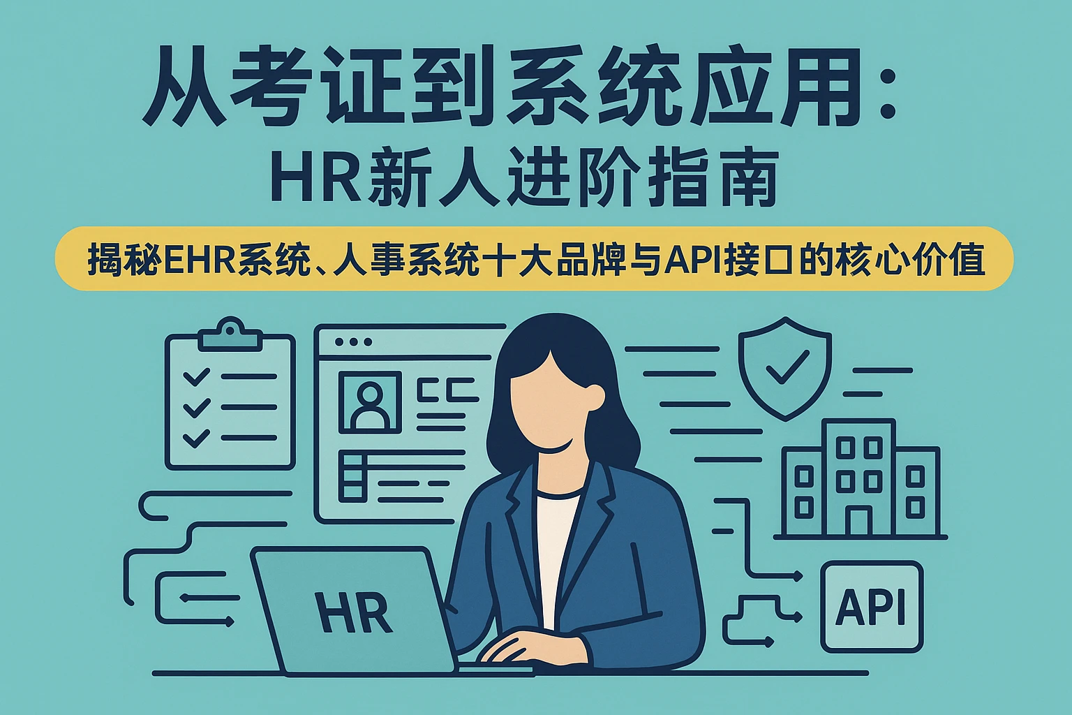 从考证到系统应用:HR新人进阶指南——揭秘EHR系统、人事系统十大品牌与API接口的核心价值