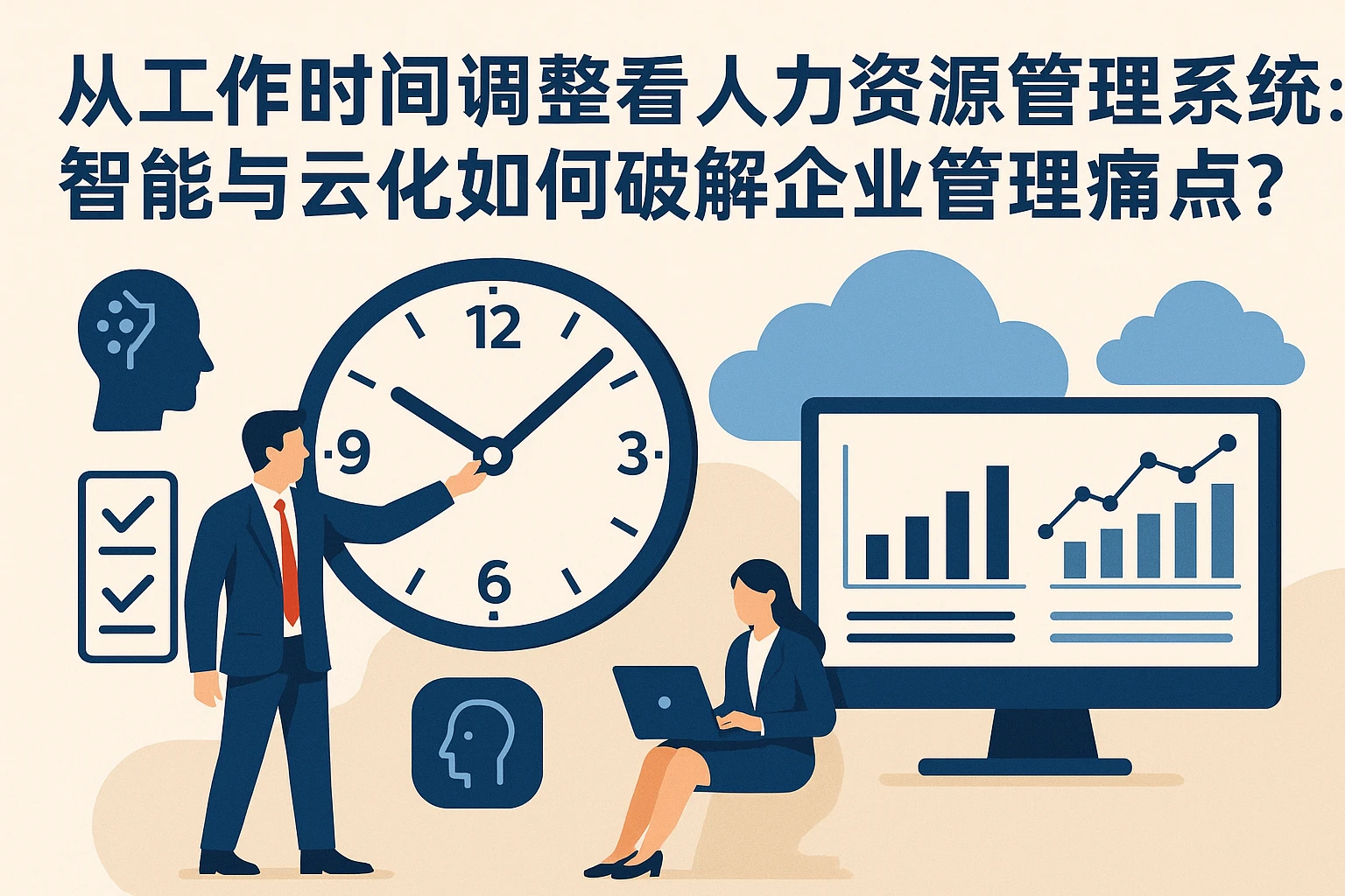 从工作时间调整看人力资源管理系统:智能与云化如何破解企业管理痛点?