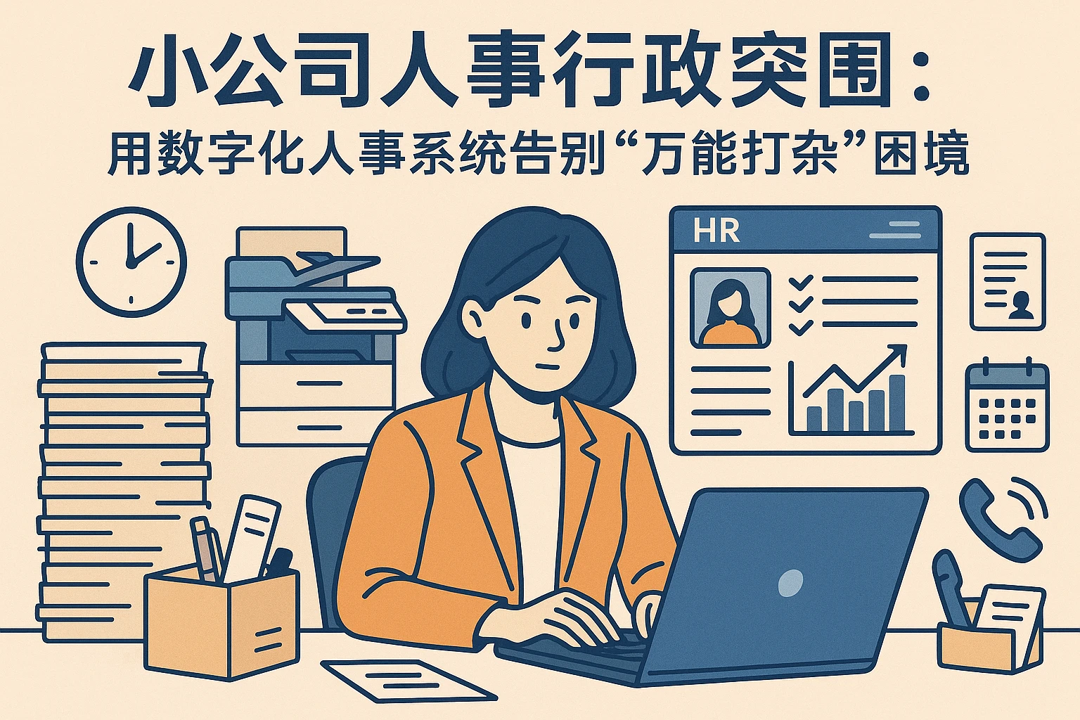 小公司人事行政突围：用数字化人事系统告别“万能打杂”困境