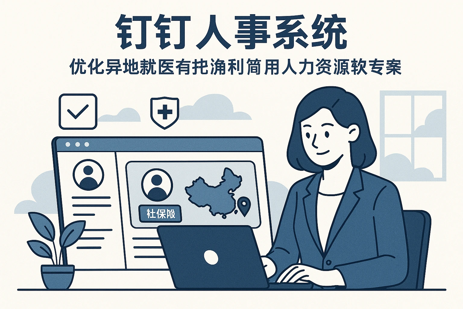 钉钉人事系统:优化异地就医社保管理的人力资源软件解决方案