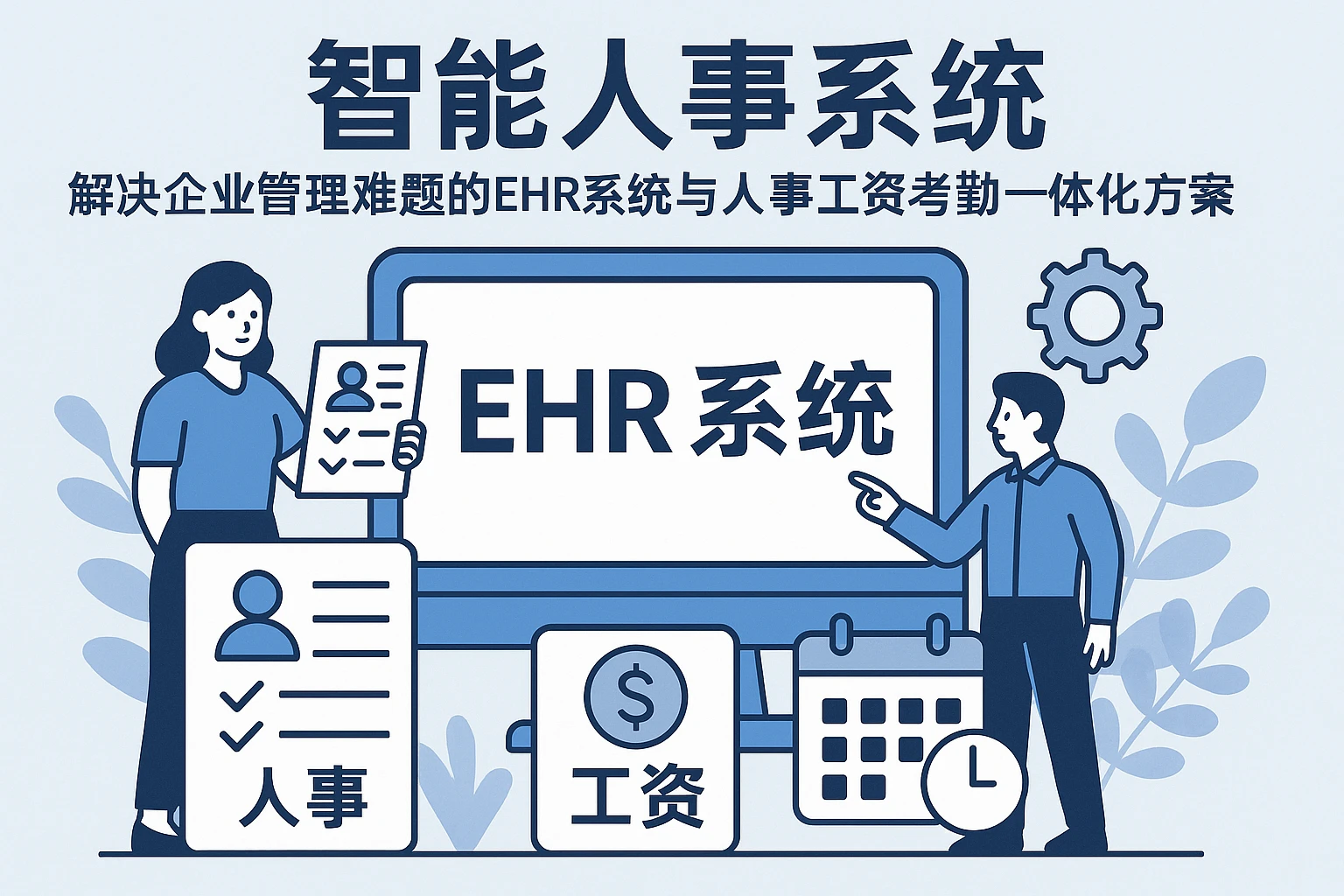 智能人事系统:解决企业管理难题的ehr系统与人事工资考勤一体化方案