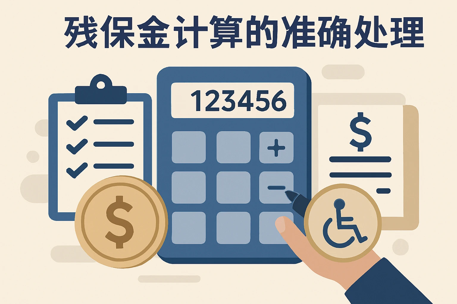 残保金计算的准确处理