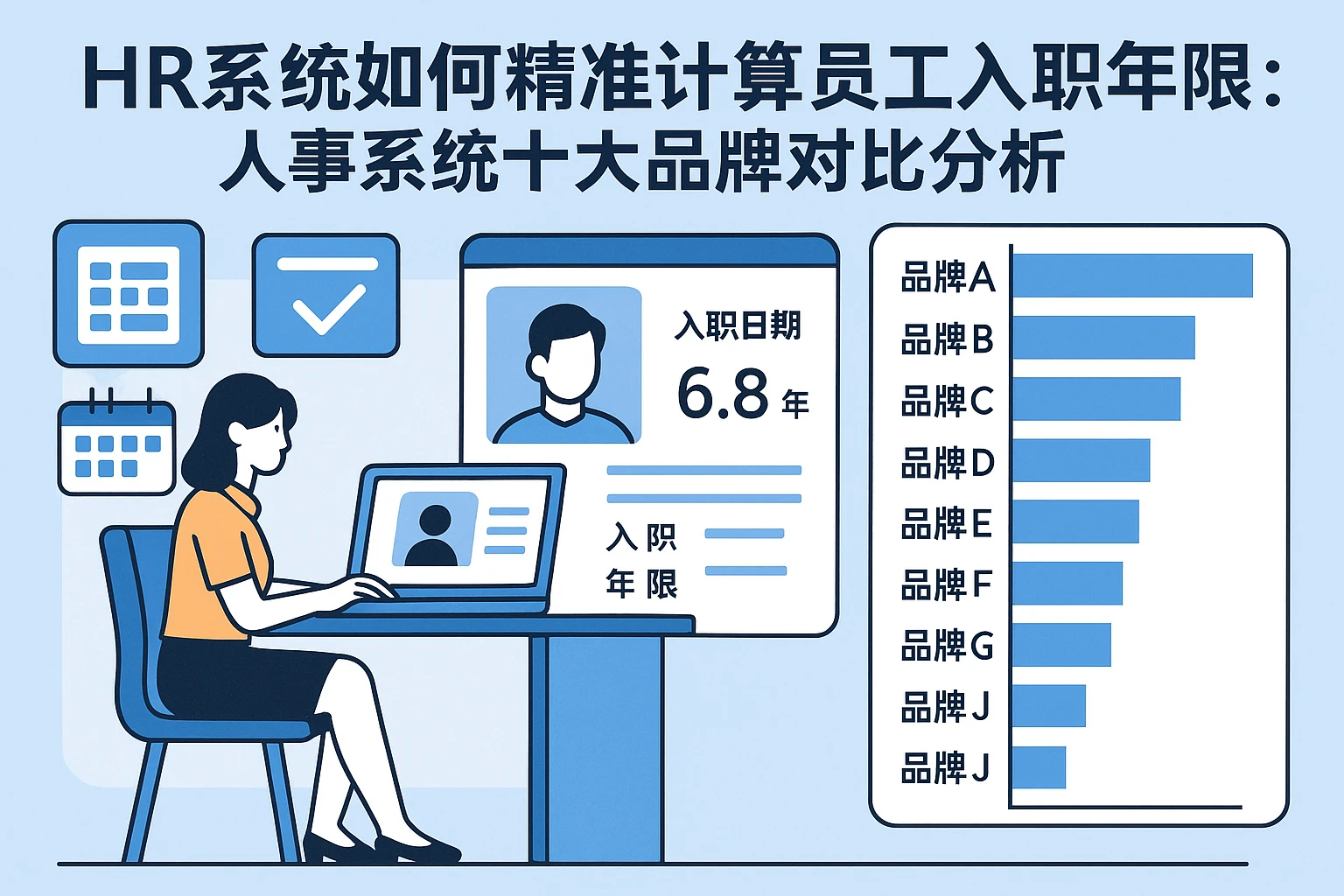 HR系统如何精准计算员工入职年限:人事系统十大品牌对比分析
