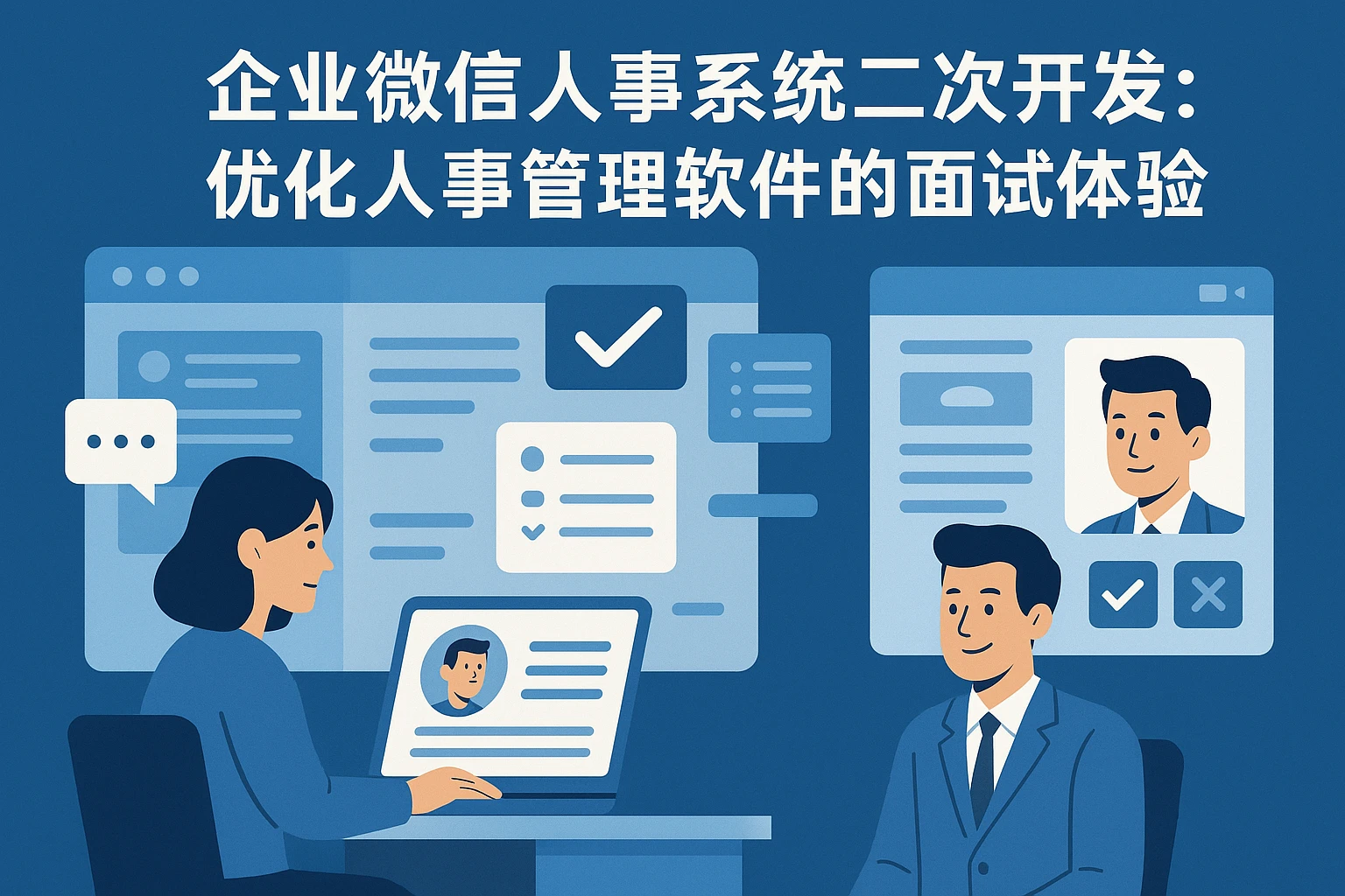 企业微信人事系统二次开发:优化人事管理软件的面试体验