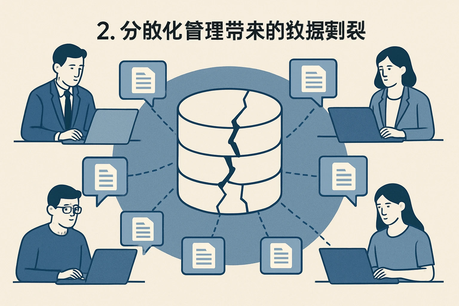 2. 分散化管理带来的数据割裂