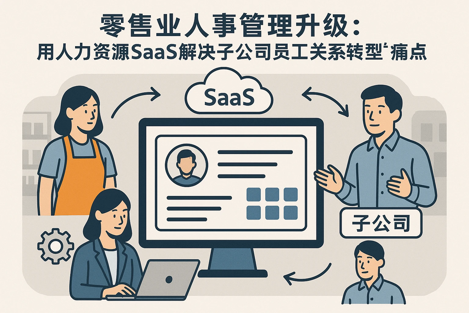 零售业人事管理升级：用人力资源SaaS解决子公司员工关系转型痛点
