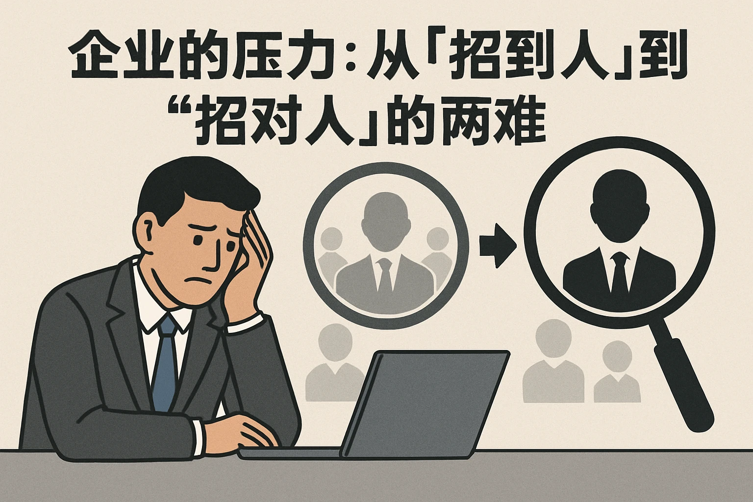 企业的压力：从“招到人”到“招对人”的两难