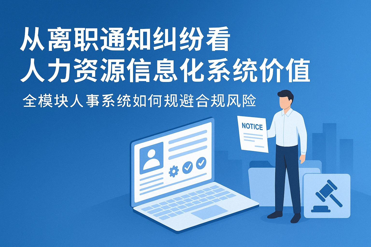 从离职通知纠纷看人力资源信息化系统价值：全模块人事系统如何规避合规风险