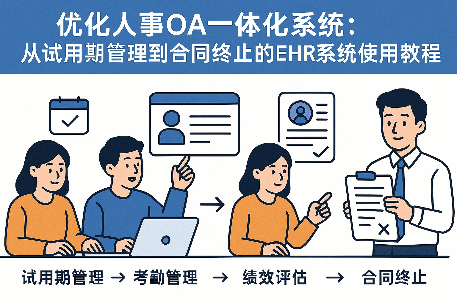 优化人事OA一体化系统:从试用期管理到合同终止的EHR系统使用教程